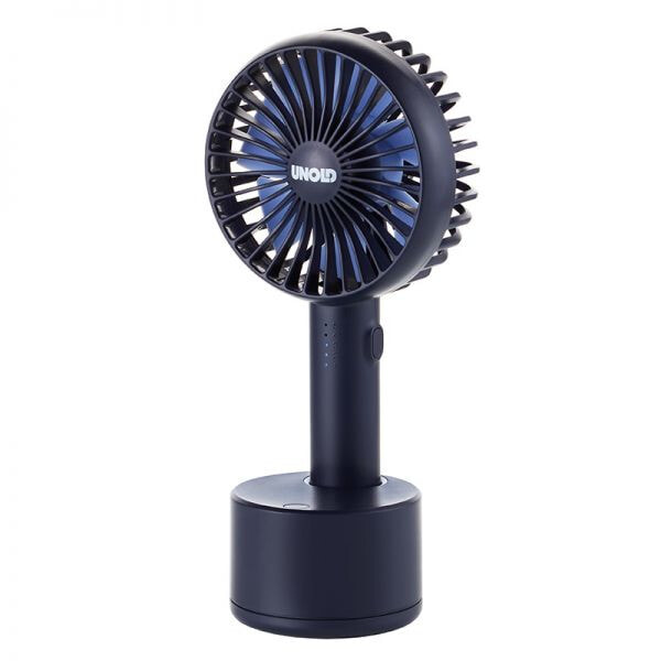 UNOLD HANDVENTILATOR - Blue - 10 cm - 1 fan(s) - 8 h - Handheld fan - 1 pc(s)