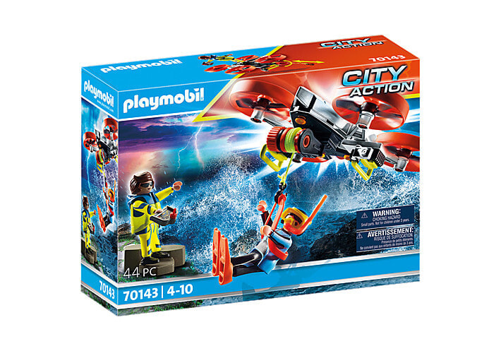 Набор Playmobil City Action  Дайвер-спасатель со спасательным дроном,70143