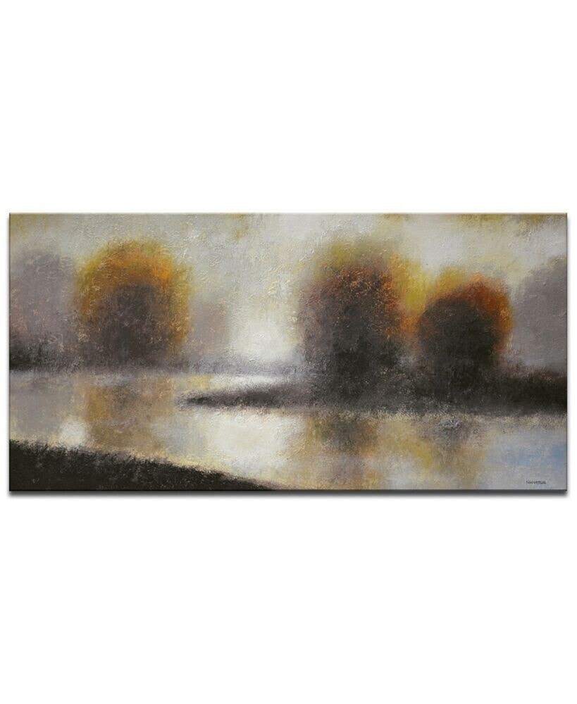 'B Creek' Abstract Canvas Wall Art Set, 18x36