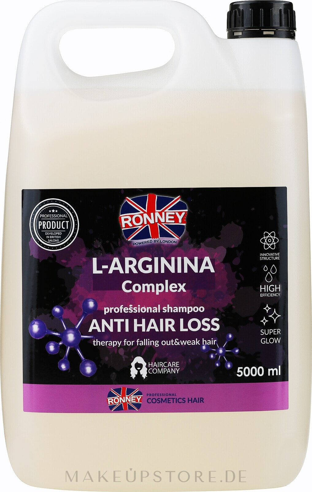 Shampoo gegen Haarausfall mit L-Arginin - Ronney L-Arginina Complex Anti Hair Loss Shampoo