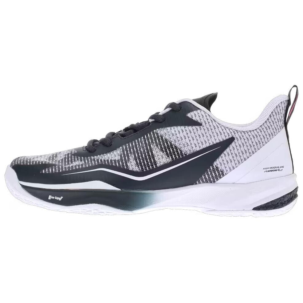 DECATHLON Badminton Shoes Unisex Low-Top White/Black