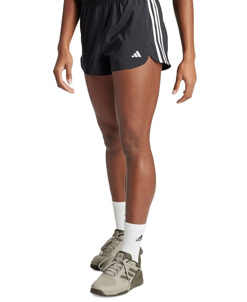 adidas women's Pacer Training 3-Stripes Shorts