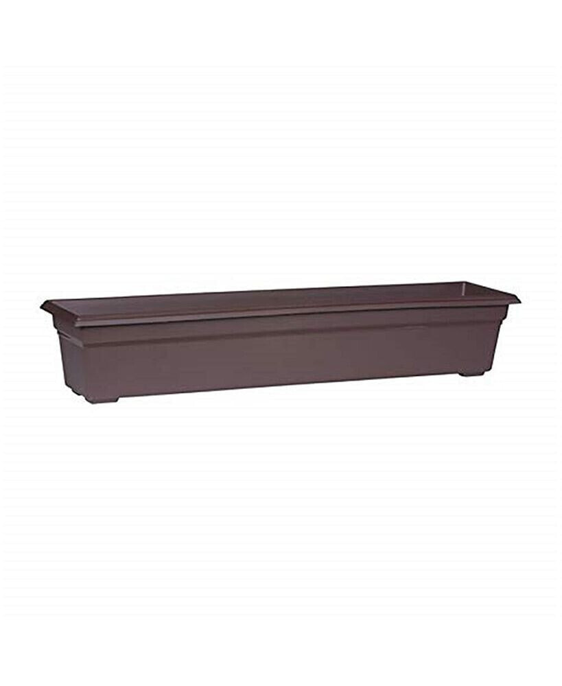 Novelty countryside Flower Box, Brown, 36 Inch