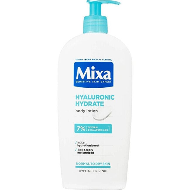Mixa Intensive Hydrating Milk Увлажняющий лосьон для сухой и чувствительной кожи 400 мл