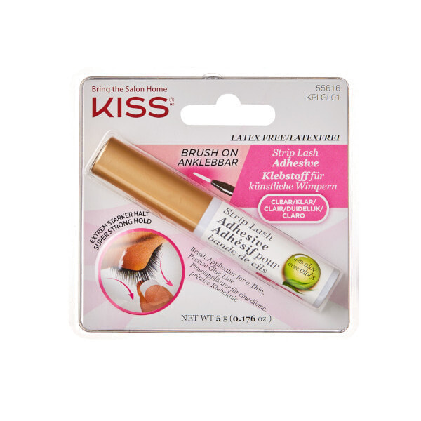 Kiss Strip Lash Adhesive Clear  Клей для ресниц прозрачный 5 г