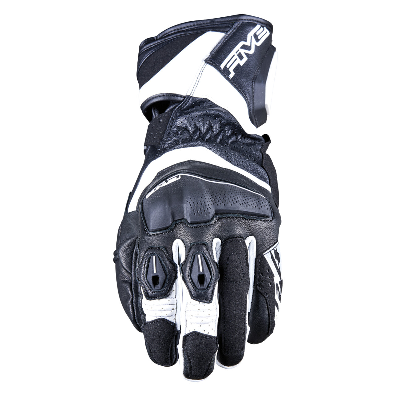 Motorradhandschuhe Five RFX4 Evo Schwarz-Weiß