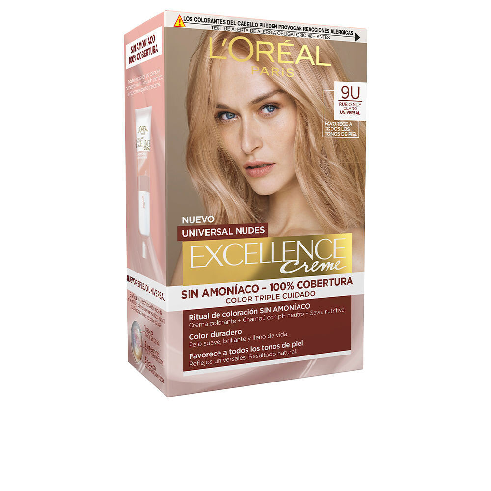 EXCELLENCE creme universal nudes tinte #9u-very light blonde 5 u