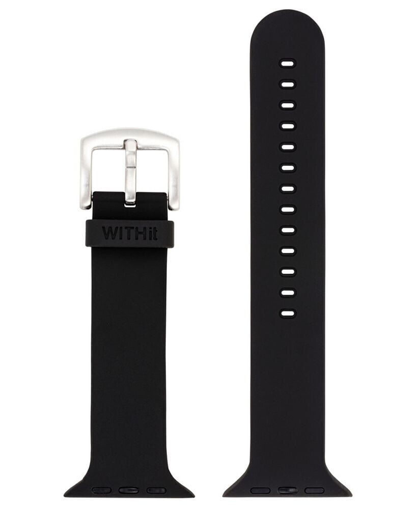 WITHit black Smooth Silicone Band Compatible with 38/40/41mm Apple Watch