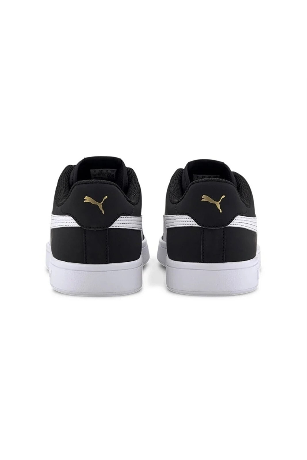 Puma smash best sale l black white