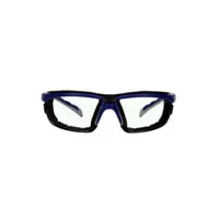 3M S2001SGAF-BGR-F - Safety glasses - Assembly work - Construction/renovation work - Dust work - Grinding work - Any gender - Blue - Grey - Transparent - Plastic