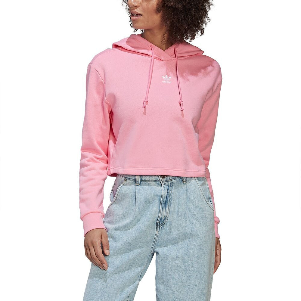 ADIDAS ORIGINALS Adicolor Essentials Crop French Terry Hoodie