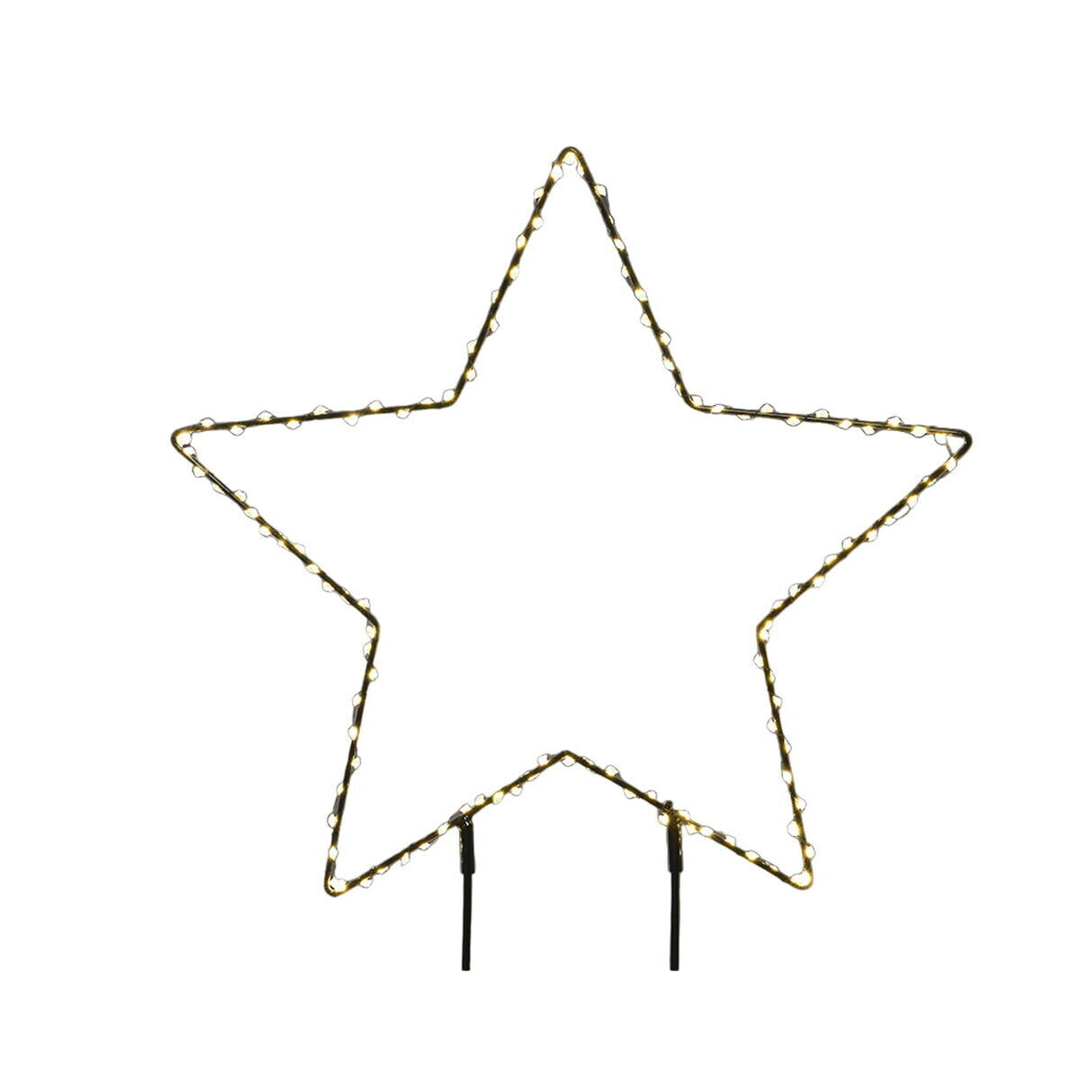 Lighting decoration Lumineo PVC Christmas star 38 cm Stake MicroLED