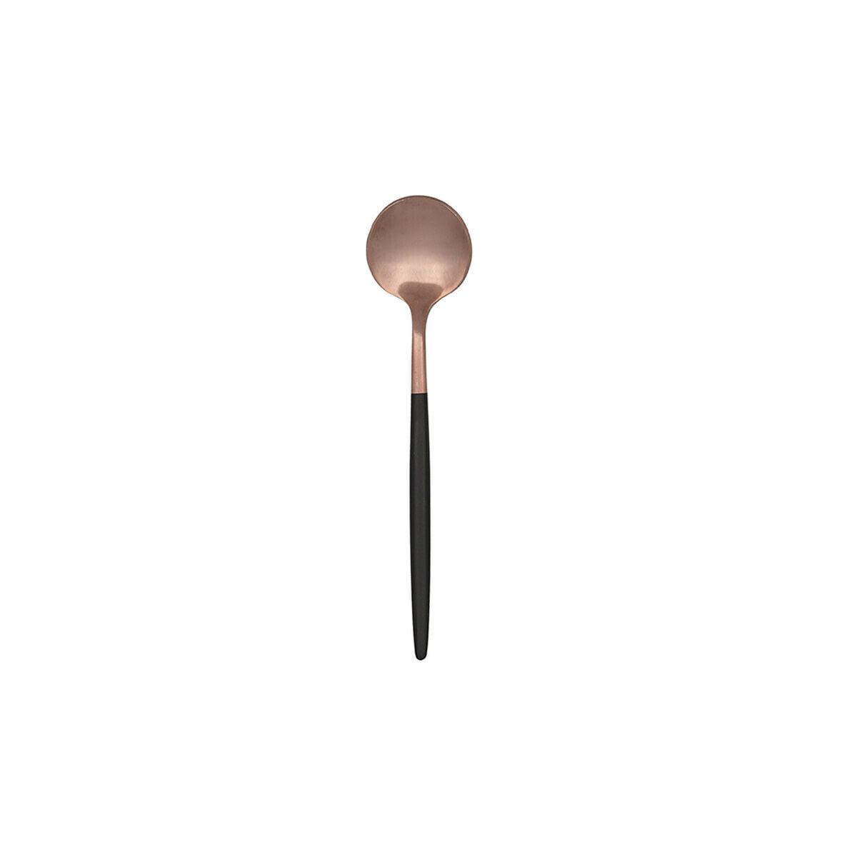 Set of Spoons Bidasoa Gio Black Coffee Copper Metal 12 Units