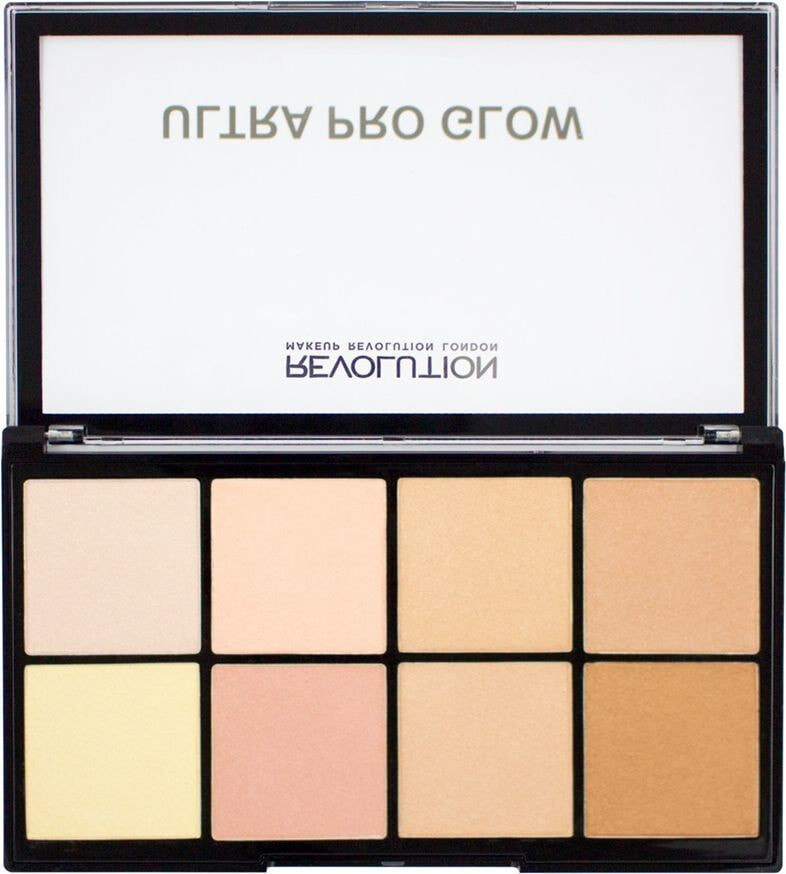 Revolution Ultra Pro Glow Paleta Палетка хайлайтеров 20 г