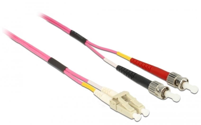 DeLOCK Cable Optical Fibre LC to ST Multi-mode волоконно-оптический кабель 0,5 m 86547