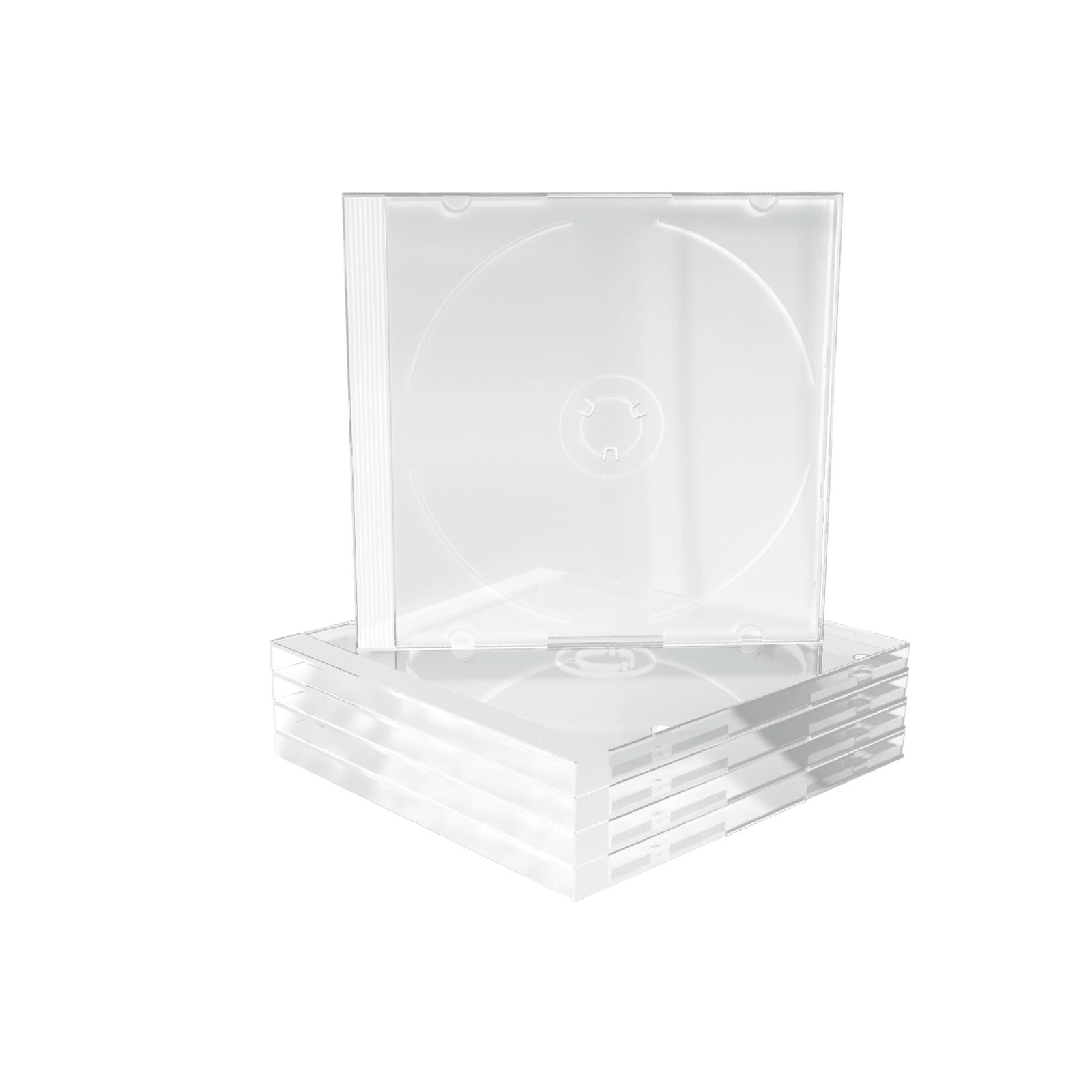 MediaRange BOX24 чехлы для оптических дисков Стандартная упаковка 1 диск (ов) Прозрачный