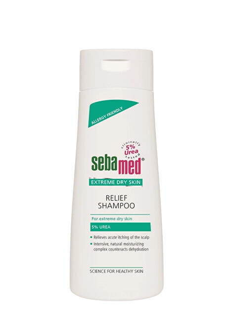 Sebamed Urea 5 % Relief Shampoo Успокаивающий шампунь с 5% мочевины для очень сухих волос 200 мл
