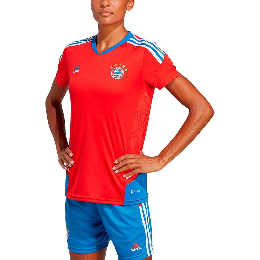 ADIDAS FC Bayern Munich 22/23 Woman Short Sleeve T-Shirt Travel