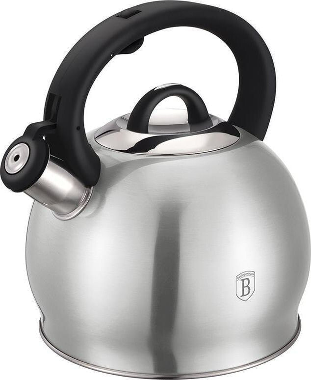 Berlinger Haus KETTLE 3L BERLINGER HAUS WITH WHISTLE ROYAL SILVER COLLECTION