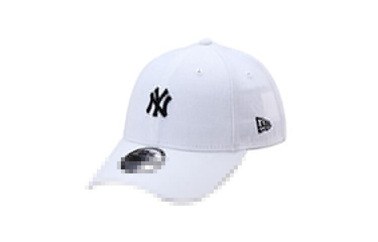 New Era 纽亦华 MLB系列刺绣棒球帽 白底黑标 / Аксессуары New Era MLB Hat