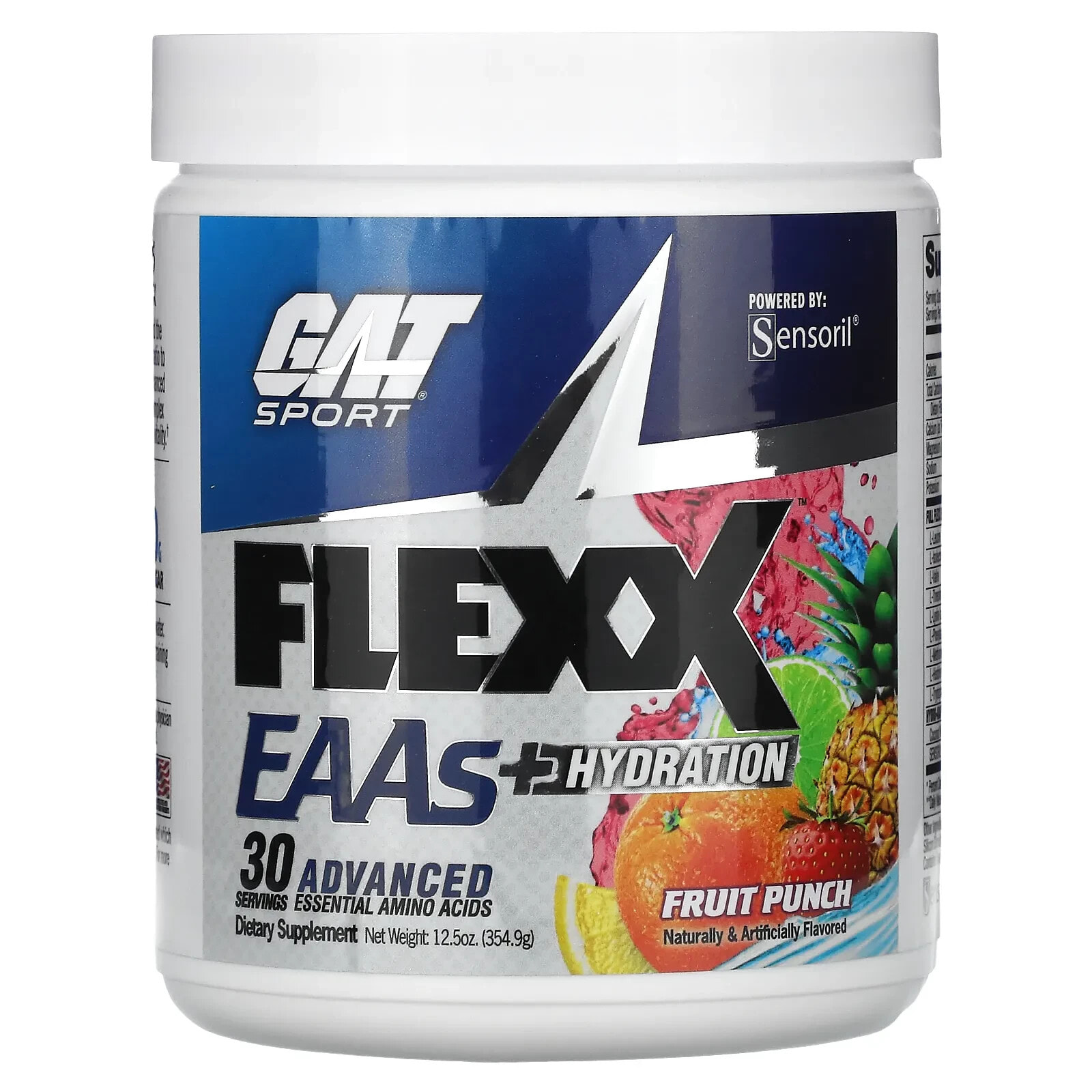 Flexx EAAs + Hydration, Fruit Punch, 12.5 oz (354.9 g)