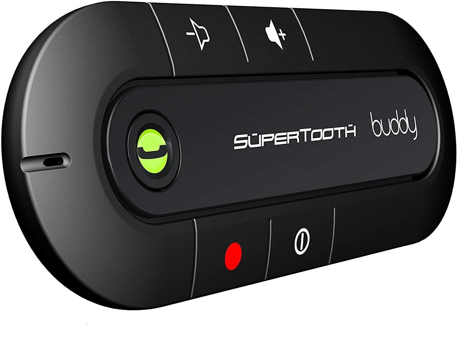 SuperTooth Buddy 2.1 Hands-Free Kit with Bluetooth Suction Cup Mount for iPhone 3G/3GS/4/4S/5/5S/5C and Samsung Galaxy S3/S4 - Black