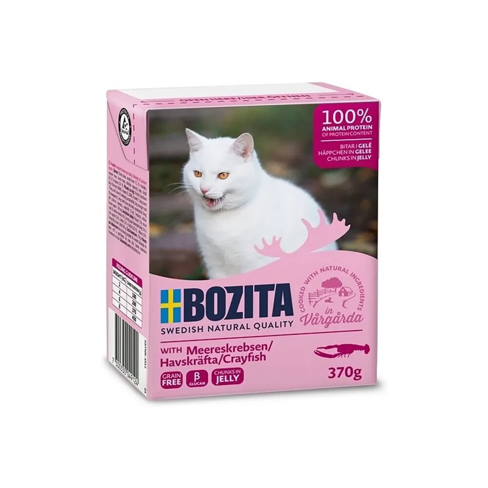 BOZITA Chunkssauce with shrimps wet cat food 370g