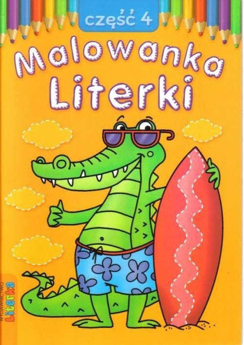 Раскраска для рисования Malowanka - Literki cz. 4 LITERKA - 57404