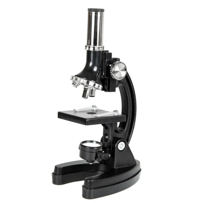 Студенческий микроскоп Opticon 1200x - черный