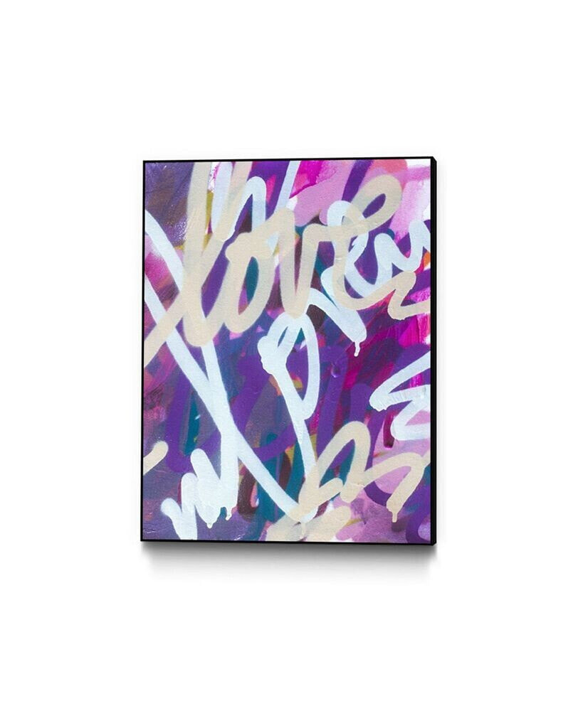 Eyes On Walls kent Youngstrom Love Paint 2 Art Block Framed 24
