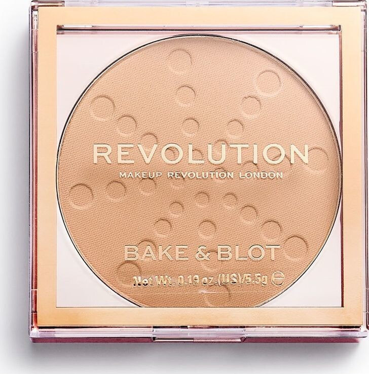 Makeup Revolution Powder in stone Bake & Blot Beige
