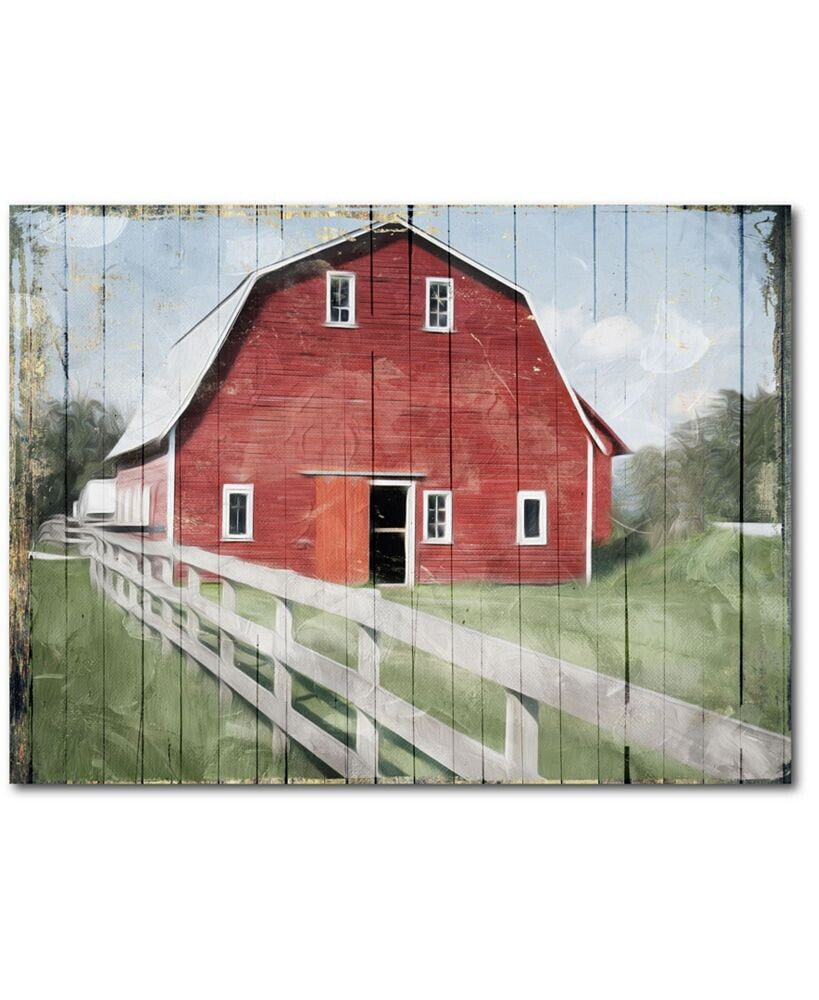 Courtside Market red Barn Look Out Gallery-Wrapped Canvas Wall Art - 16