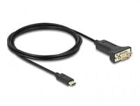 64196 - USB Type-C - RS-232 - Male - Black - 2 m - 0.45 Gbit/s