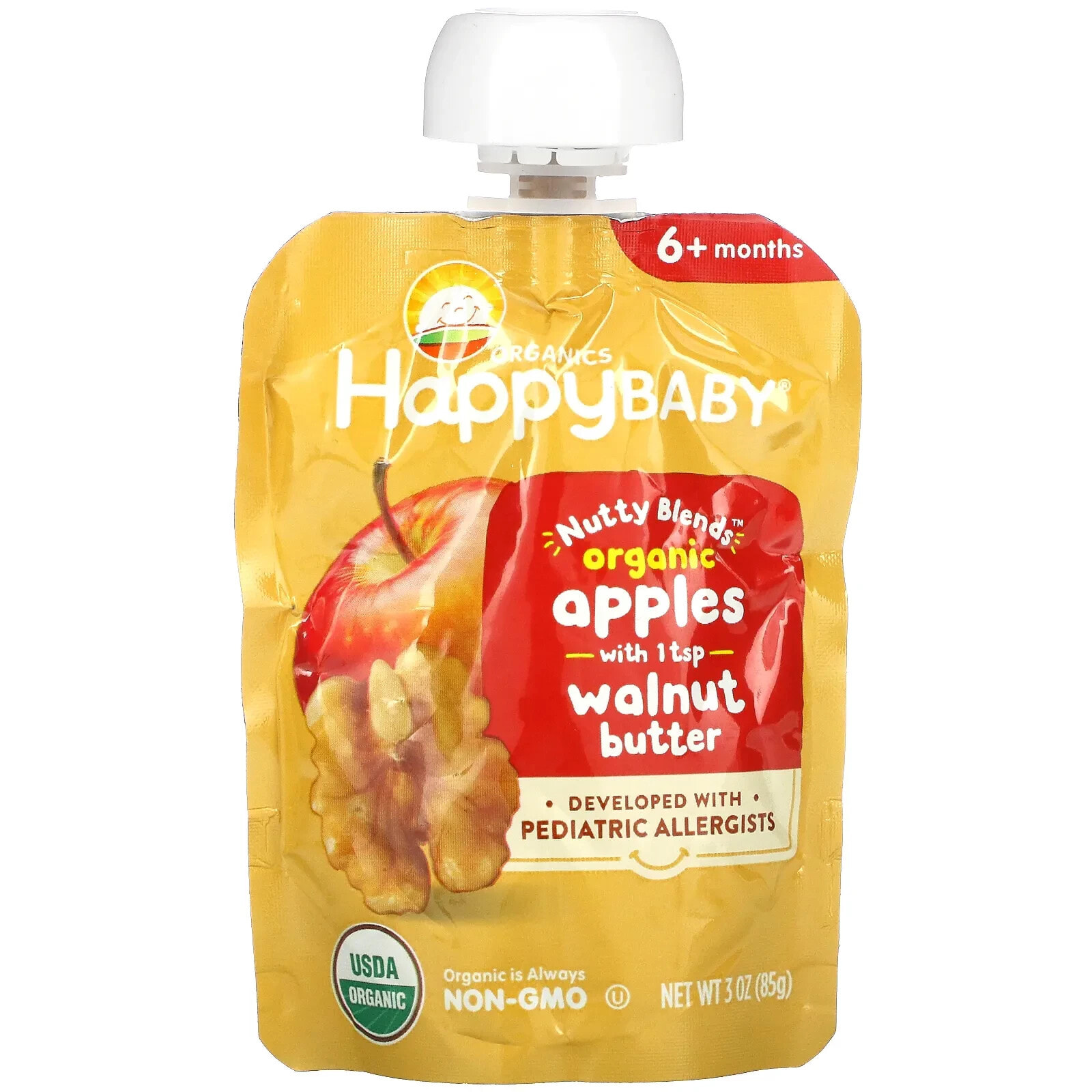Happy Family Organics, Happy Baby, для детей от 6 месяцев, органический батат, 113 г (4 унции)