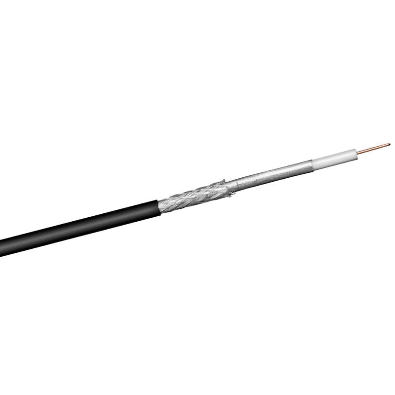 Wentronic 100 dB Outdoor SAT Coaxial Cable - Double Shielded - CCS - 100 m - Coaxial - Coaxial - Black