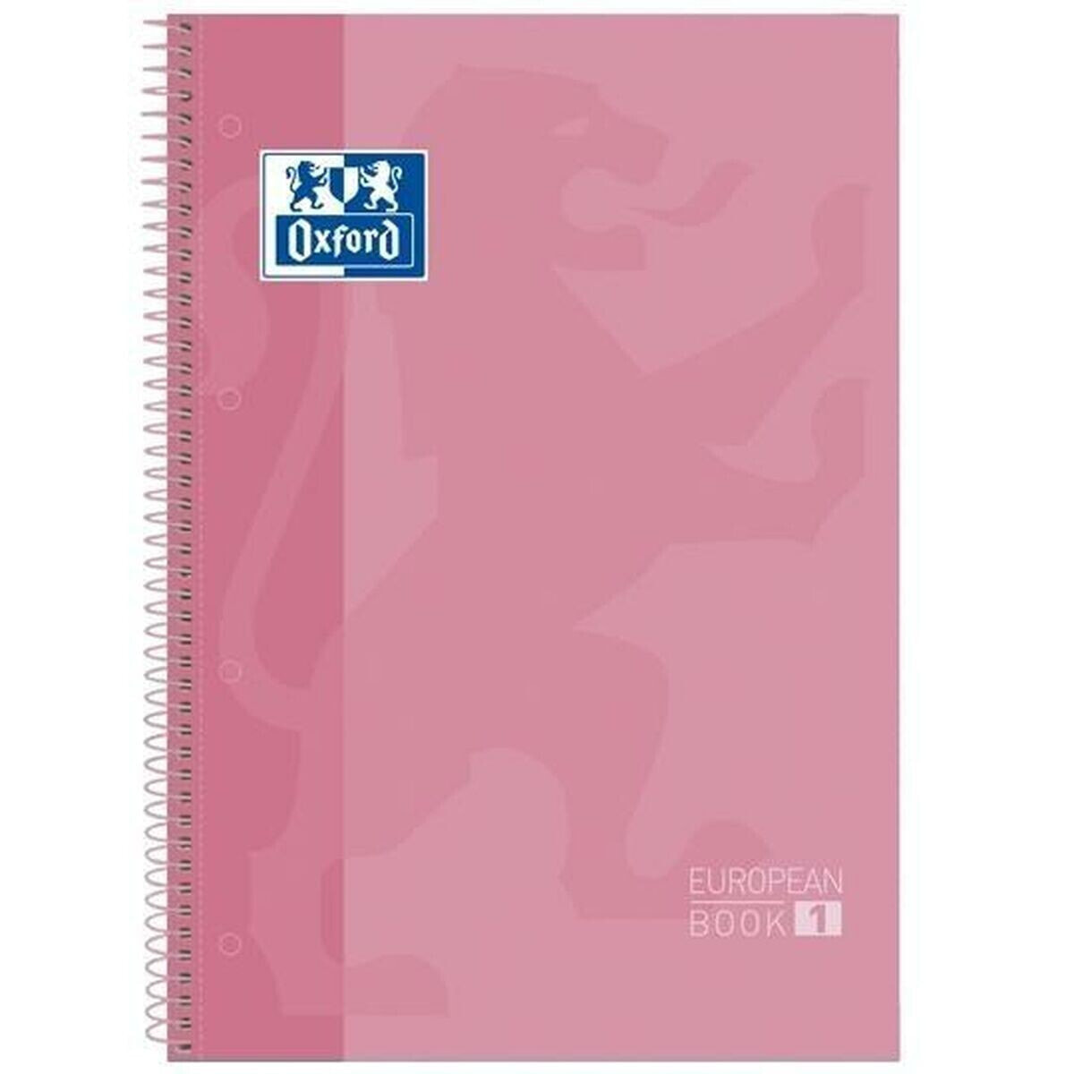 Notebook Oxford European Book Pink A4 5 Pieces