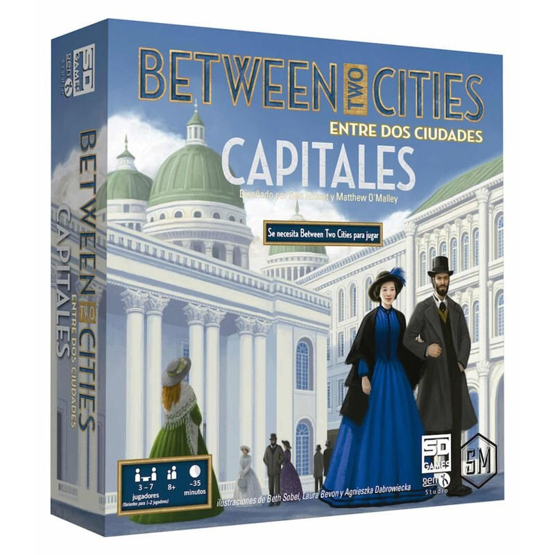 SD GAMES Between Two Cities Capital Cities Spanish Table Game