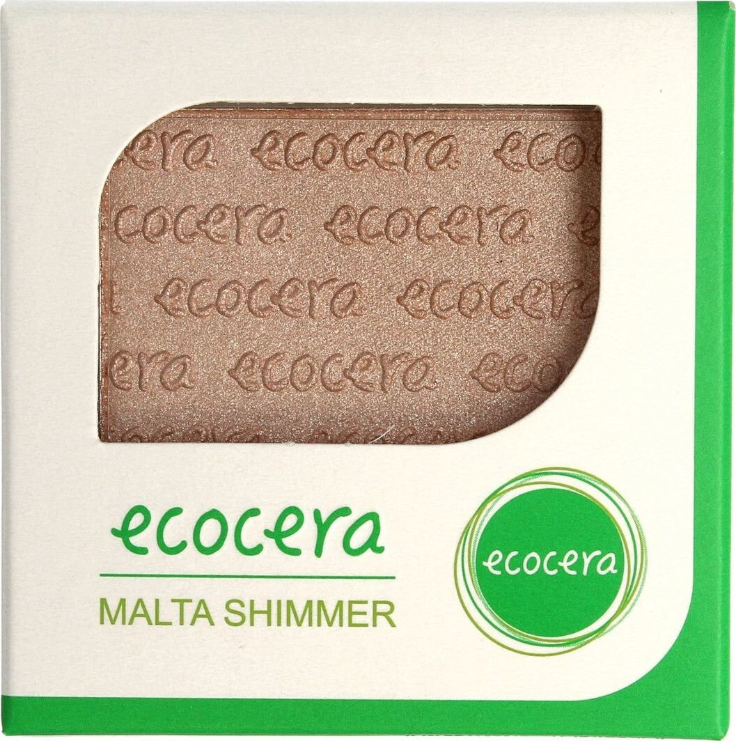 Ecocera Powder Malta Shimmer Увлажняющая, питательная и успокаивающая пудра с эффектом естественного сияния и свежести 10 г