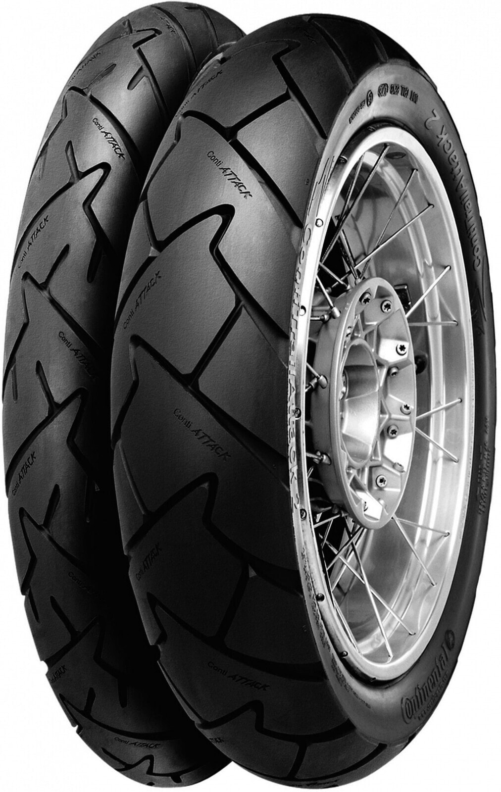 Мотошины летние Continental ContiTrailAttack 2 DOT16 190/55 R17 75W