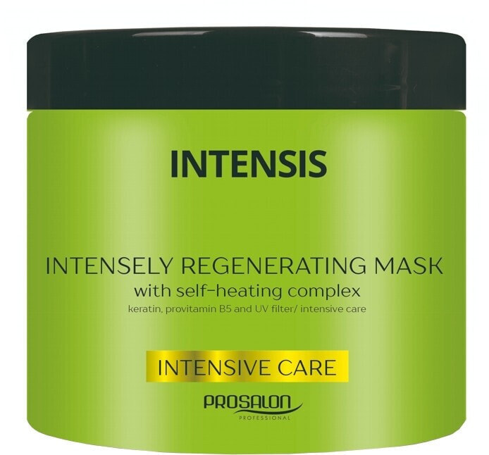 Regenerierende Haarmaske mit Provitamin B5, Keratin und UV-Filter - Prosalon Intensis Intensive Care Intensely Regenerating Mask