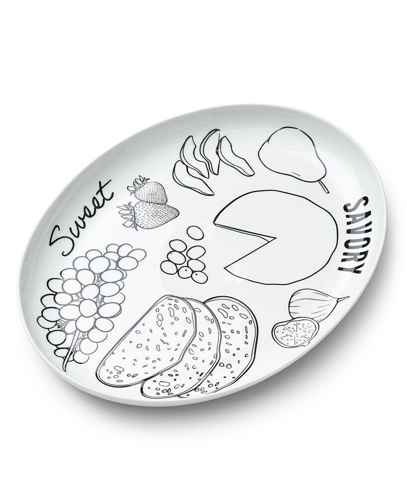 Sketched Porcelain Cheese Platter, Created for Macy's