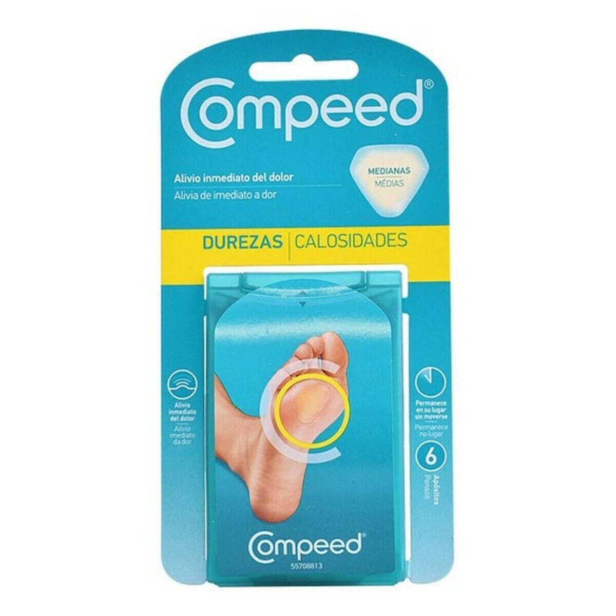 Пластыри для грубой кожи Compeed (6 uds)