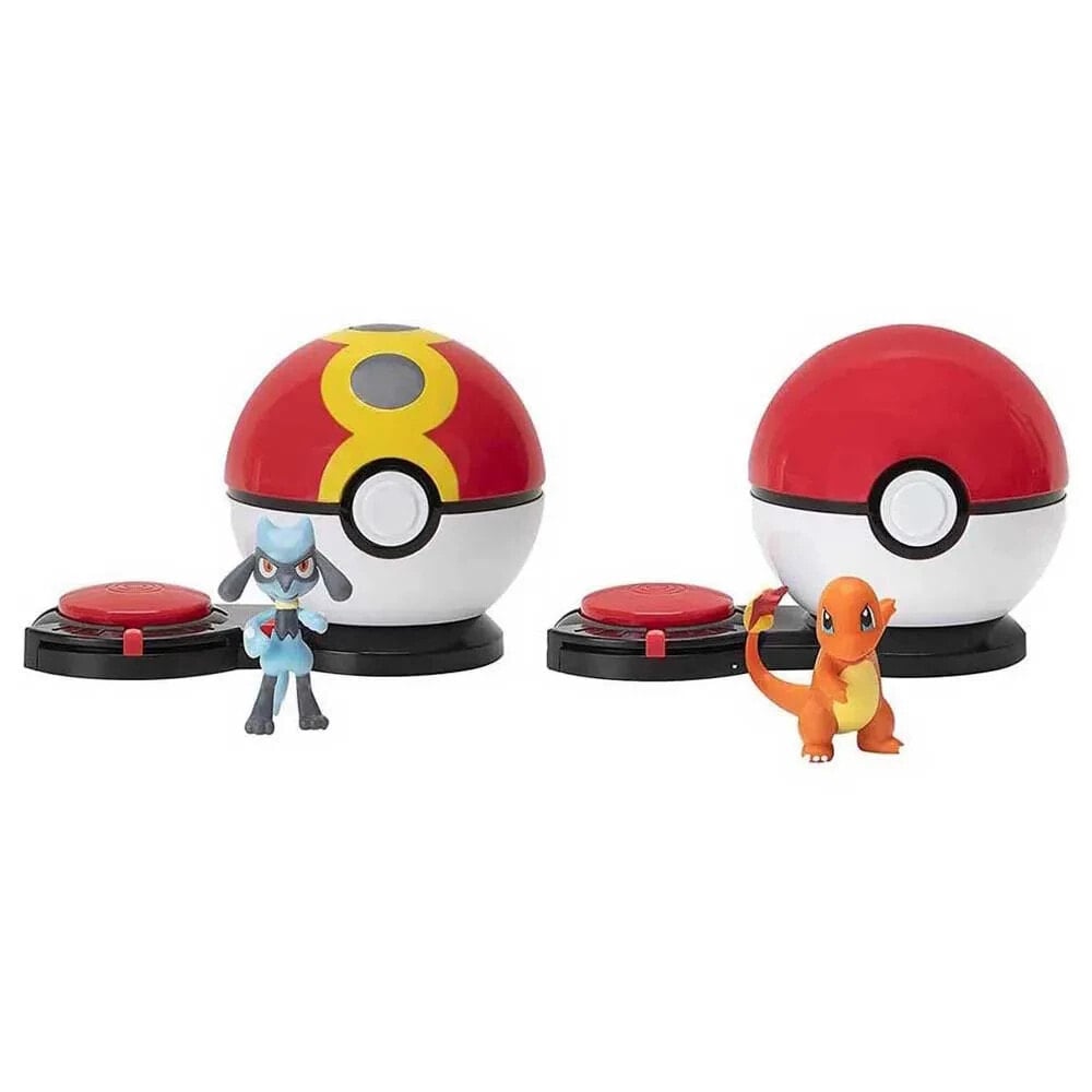 JAZWARES Figure Pokémon Charmander Vs Riolu