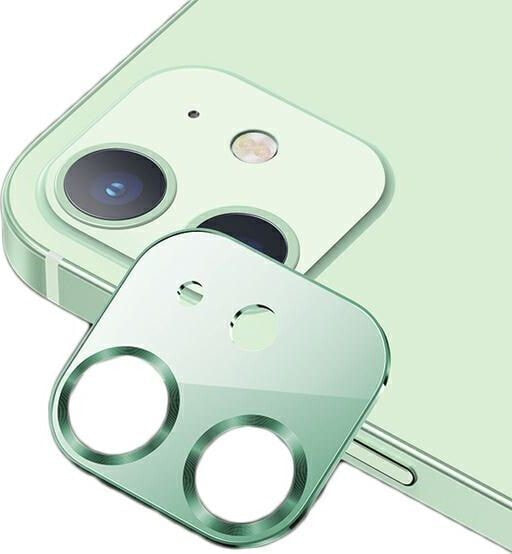 Usams USAMS Camera Lens Glass iPhone 12 metal zielony/green BH703JTT04 (US-BH703)