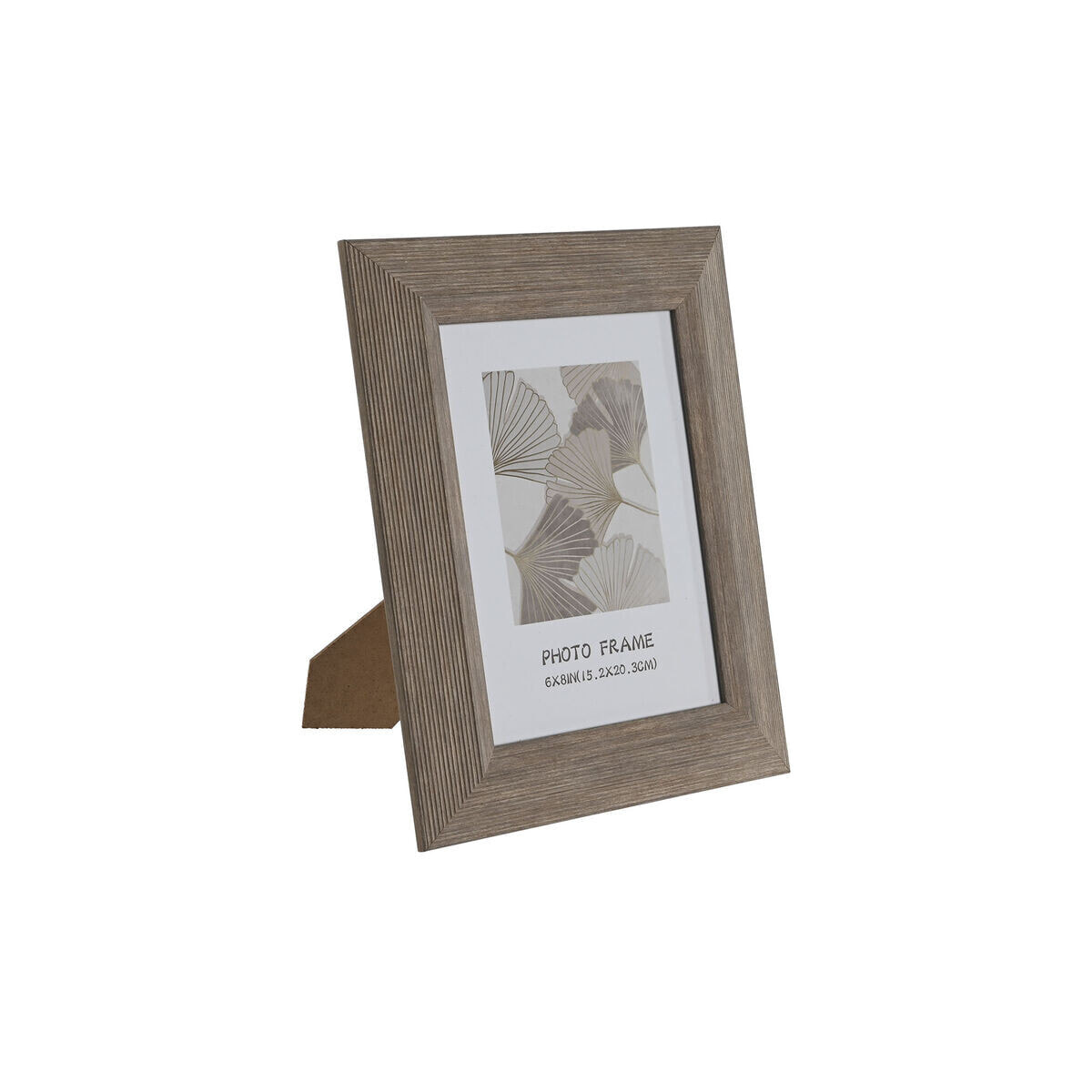Photo frame Home ESPRIT Natural Crystal polystyrene 21,4 x 1,8 x 26,5 cm