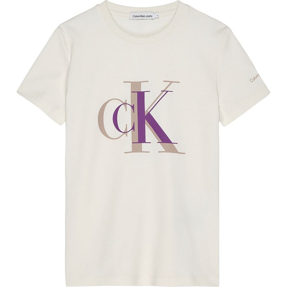 CALVIN KLEIN JEANS Colour Blomonogram Short Sleeve T-Shirt