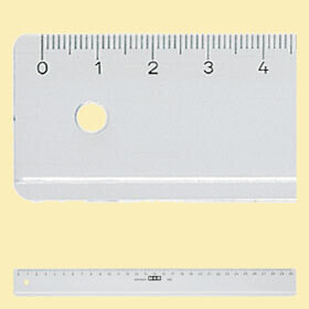 Möbius   Ruppert M+R 1140 - 0000 - Desk ruler - Polystyrene - Transparent - cm - 400 mm - 1 pc(s)