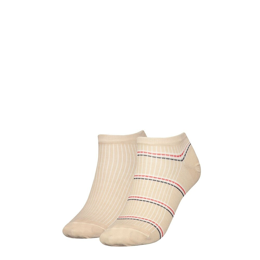 TOMMY HILFIGER Coastal Stripe Tencel Short Socks 2 Pairs