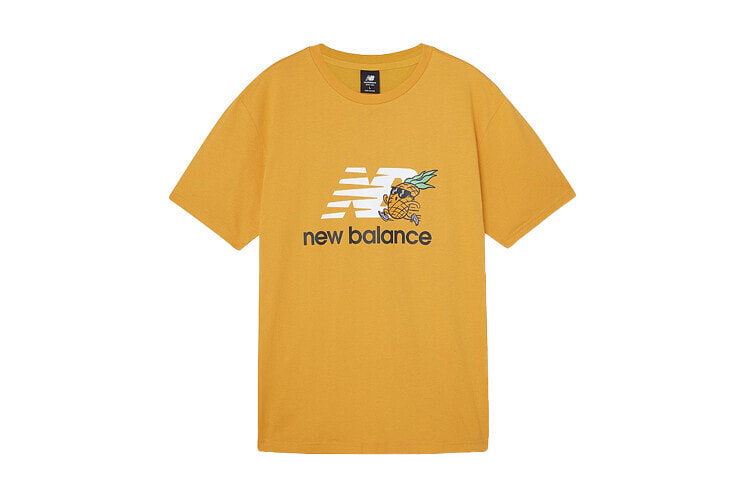 New Balance 休闲短袖T恤 男款 黄色 / Футболка New Balance T AMT01576-CWY