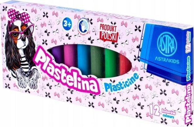 Astra Plastelina Pieski 12 kolorów ASTRA